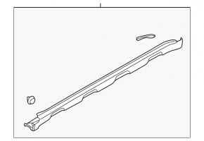 Порог правый Subaru Outback 10-14