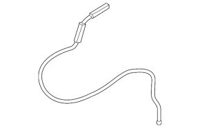 Cablu de deschidere a capotei portbagajului spate pentru Porsche Cayenne 958 11-14, nou, original