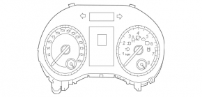 Щиток приборов Mercedes CLA 250 14-16