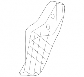 Suport de fixare a barei spate dreapta Mazda3 03-08 HB