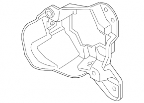 Кронштейн птф левый Mazda CX-5 13-16