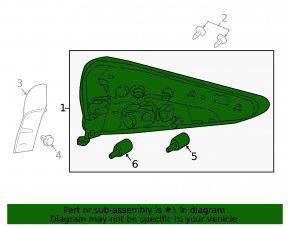 Фонарь внешний крыло правый Nissan Murano z52 19-24
