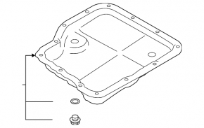 Поддон АКПП Subaru Crosstrek 20-23 2.0, 2.5