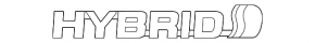 Emblema aripilor HYBRID dreapta Toyota Prius 30 10-15