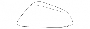 Capac oglindă laterală dreapta pentru Lexus NX250 NX350 NX350h NX450h 22-26 verde 6X4