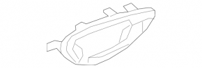 Mâner interior ușă dreapta față Mercedes Clasa C W205 15-21 gri închis