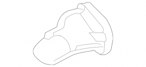 Vârf toba dreapta Mercedes W213 E 300/350/400/450/63 17-23 crom nou original