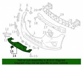 Защита переднего бампера Mazda CX-5 13-16