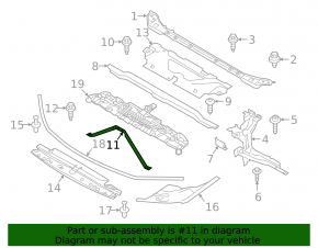 Распорка телевизора V-образная BMW 4 G22 G26 21-26
