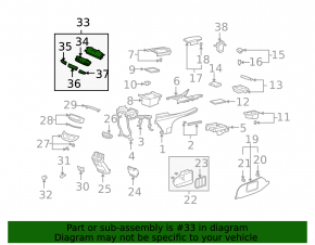 Управление климат-контролем заднее Acura MDX 07-09