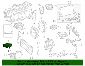 Modul activ de sunet Lexus NX300 18-21
