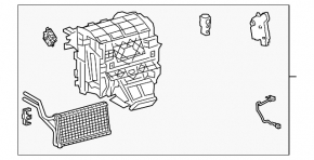 Печка в сборе Toyota Camry v70 18-24