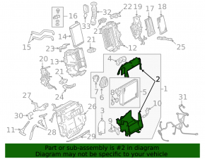 Corpul de încălzire gol Audi A4 B8 08-12