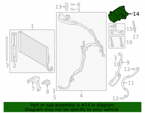 Компрессор кондиционера Porsche Cayenne 958 11-17 4.8T