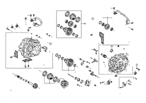 Cablu de înaltă tensiune pentru motorul electric spate al transmisiei automate Toyota Prius V 12-17 CVT