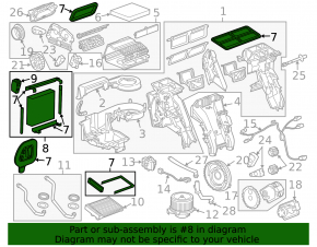 Испаритель Chevrolet Cruze 11-16