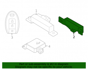 Антенна keyless Nissan Ariya 23-26