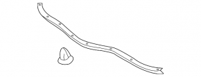 Уплотнитель капота передний Toyota Camry v50 12-14 usa