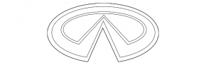 Эмблема двери багажника FX35 Infiniti FX35 FX45 03-08