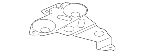 Кронштейн ABS Audi A6 C7 16-18 рест, нижний