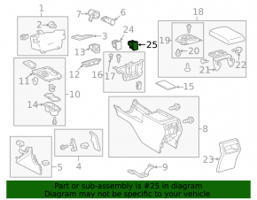 Кнопка EV MODE Toyota Camry v50 12-14 usa