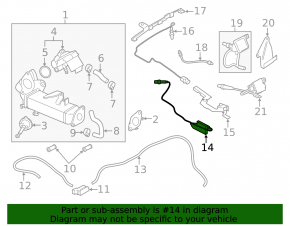 Датчик оксидов азота NOX передний BMW X5 F15 14-18 3.0D