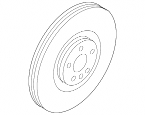 Disc frana fata stanga Volvo XC40 19-25 296/25mm