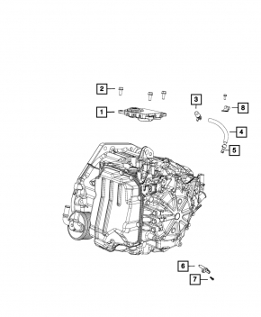 Блок управления АКПП Jeep Compass 17-22 6ст-акпп