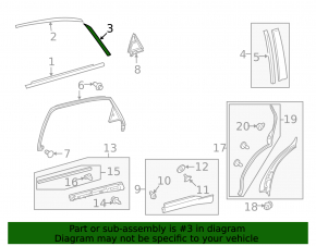 Накладка двери боковая задняя правая Lexus RX350 RX450h 10-15 зад