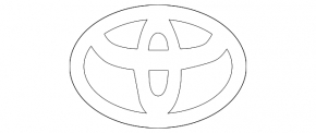 Эмблема значок TOYOTA двери багажника Toyota Sienna 11-20
