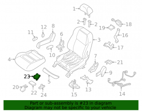 Occupant Sensor Nissan Maxima A36 16