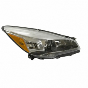 Фара передняя правая голая Ford Escape MK3 13-16 дорест ксенон D3L/H7/H1 + LED DRL белый отраж + эл корректор