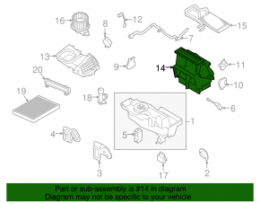 Радиатор отопителя печки Ford Explorer 11-19