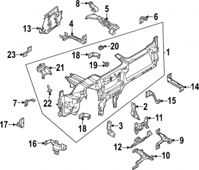 Труба подторпедная усиление Ford Mustang Mach-E 21-26