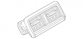 Priză de aer consola centrală Mazda CX-50 23-25