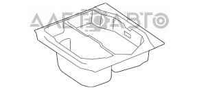 Cutie pentru unelte din portbagajul Mercedes W221