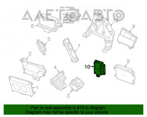 ELECTRONIC PARKING BRAKE MODULE CONTROL Infiniti QX30 17-