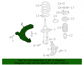 Рычаг нижний передний правый Mazda MX-30 22-26