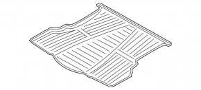 Коврик багажника резина Ford Fusion mk5 13-20 черн,