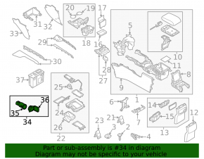 Прикуриватель центральной консоли Mazda 6 18-21