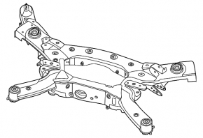 Subcadru spate Nissan Murano 25-26 AWD