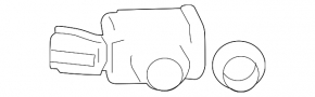 Senzori de parcare pentru bara spate Lexus TX 24-26, negri