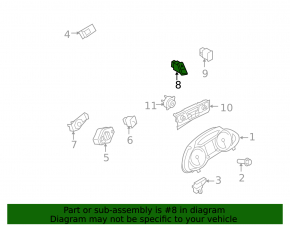 Кнопка аварийки Audi Q5 8R 09-17