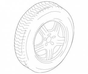 Запасное колесо докатка Mercedes W167 GLE 350 450 20-23 R19 155/80