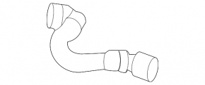 Țeavă de răcire Mercedes Clasa C 43 AMG W206 23-26 de la vasul de expansiune