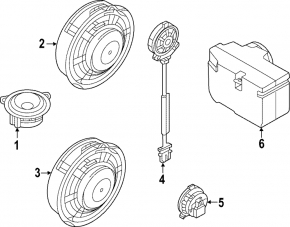 Динамик торпедный Volkswagen ID.4 21-22