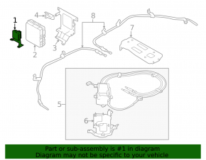 Ecu-parking Nissan Leaf 11-12