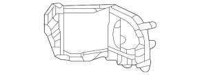 Кронштейн птф правый Lexus RX350 RX500h 23-26 Japan built, F Sport