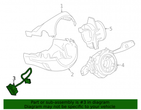 Кнопка подогрева руля BMW 3 F30 12-15