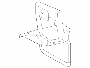 Apărătoare pentru prag spate dreapta Lexus NX200t NX300 NX300h 15-21 nou original